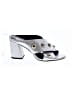 Kenneth Cole New York Silver Sandals Size 7 1/2 - photo 1