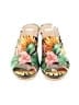 Johnston & Murphy Tropical Green Heels Size 8 - photo 2