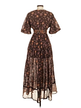 dark brown knitted dress Karlie Rib Knit Sweater Dress - Brown