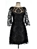 MARCHESA notte 100% Polyester Black Cocktail Dress Size 0X (estimated) - photo 1