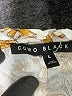 Como Black Gold Short Sleeve Blouse Size L - photo 7