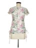TGLA Pink Short Sleeve Blouse Size M - photo 1