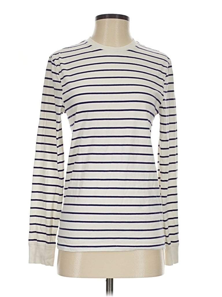 Pre-owned Jcrew Long Sleeve Turtleneck In Ivory