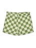 ŌNÄ Checkered-gingham Green Board Shorts Size M - photo 2