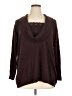 Denim 24/7 100% Acrylic Burgundy Pullover Sweater Size 1X - photo 1