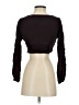 Kendall & Kylie 100% Polyester Black Long Sleeve Top Size S - photo 2
