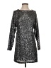 Steve Madden Metallic Silver Cocktail Dress Size 4 - photo 1