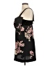 Free People 100% Polyester Floral Black Cocktail Dress Size M - photo 5
