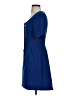 Esley 100% Polyester Solid Blue Casual Dress Size S - photo 5