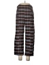Free People Plaid Brown Casual Pants Size 10 Petite - photo 1