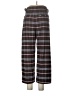 Free People Plaid Brown Casual Pants Size 10 Petite - photo 2