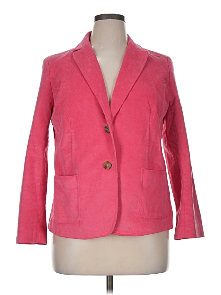 Pre-owned Talbots Outlet Blazer Jacket In Pink