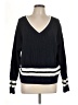 Lucky Brand Stripes Black Pullover Sweater Size L - photo 1