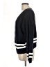Lucky Brand Stripes Black Pullover Sweater Size L - photo 5