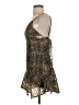 Free People Animal Print Brown Cocktail Dress Size 4 - photo 5