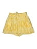 Saylor 100% Baumwolle Print Yellow Shorts Size XL - photo 1