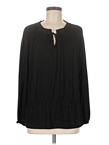 Jones New York Signature Long Sleeve Blouse (view 1)