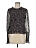 Veronica Beard 100% Silk Black Long Sleeve Silk Top Size 8 - photo 1