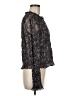 Veronica Beard 100% Silk Black Long Sleeve Silk Top Size 8 - photo 4