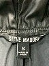 Steve Madden 100% Polyloom Metallic Black Shorts Size S - photo 3