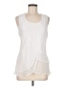 Milano 100% Polyester White Sleeveless Blouse Size M - photo 1