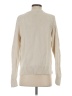 Gap 100% Cotton Solid Ivory Turtleneck Sweater Size S - photo 2