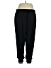 Lou & Grey Solid Black Track Pants Size XL - photo 1