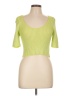 Free People Green Short Sleeve Top Size L - photo 1