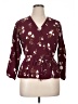 Old Navy Burgundy 3/4 Sleeve Blouse Size L - photo 1