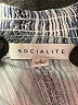 Socialite 100% Rayon Blue Short Sleeve Blouse Size S - photo 7