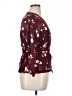 Old Navy Burgundy 3/4 Sleeve Blouse Size L - photo 4