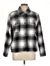 Lucky Brand 100% Cotton Plaid Gray Jacket Size L - photo 1