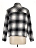 Lucky Brand 100% Cotton Plaid Gray Jacket Size L - photo 2