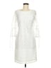 Karin Stevens 100% Polyester Ivory Cocktail Dress Size 8 - photo 1