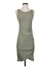 Leith Solid Green Casual Dress Size S - photo 1