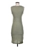 Leith Solid Green Casual Dress Size S - photo 2