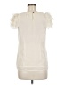 Olive and Oak 100% Polyester Ivory Short Sleeve Top Size M - photo 2