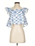 Shein 100% Polyester Blue Sleeveless Blouse Size 4 - photo 1