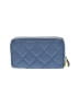 Mangano 100% Leather Blue Leather Wristlet One size - photo 2