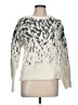 1.State 100% Nylon Animal Print Ivory Pullover Sweater Size L - photo 1