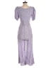 Auguste Hearts Purple Jumpsuit Size 2 - photo 2