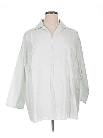 Shamask 3/4 Sleeve Button-Down Shirt (view 1)