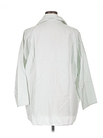 Shamask 3/4 Sleeve Button-Down Shirt (view 2)