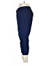 Point Sur 100% Cotton Solid Blue Casual Pants Size 12 - photo 5
