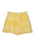 Saylor 100% Cotton Print Yellow Shorts Size L - photo 2