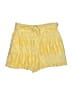 Saylor 100% Cotton Print Yellow Shorts Size L - photo 1