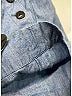 Burberry 100% Cotton Chevron-herringbone Blue Shorts 9-12 MO / 12 MO - photo 10