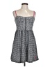 Roxy Checkered-gingham Gray Casual Dress Size L - photo 1