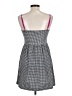 Roxy Checkered-gingham Gray Casual Dress Size L - photo 2