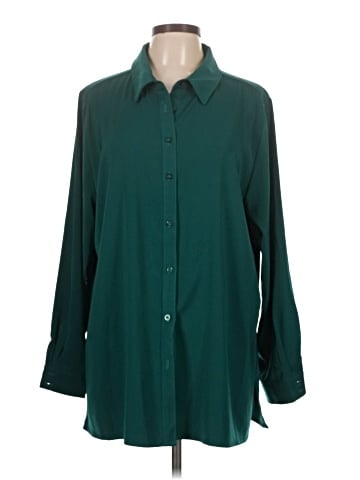 Susan Graver Long Sleeve Blouse (view 1)